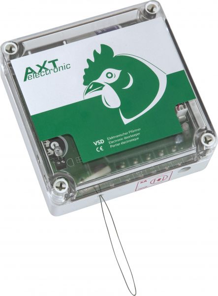 Elektronischer Türpförtner mit Netzstecker, Zeitschaltuhr, Dämmerungssensor