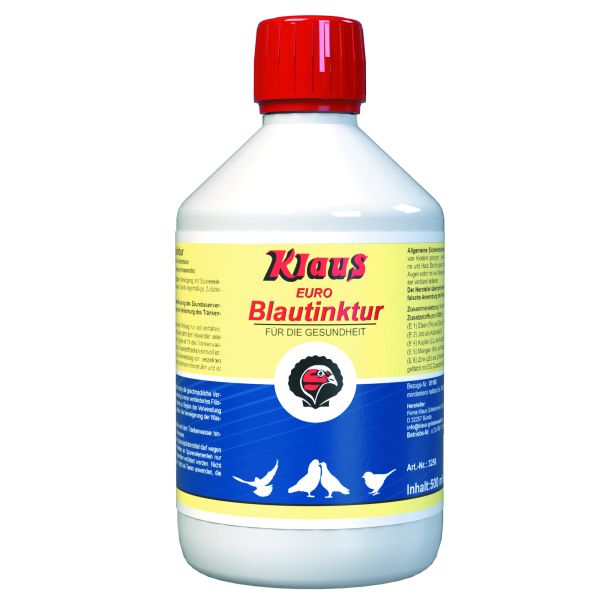 Klaus Euro-Blautinktur für Tauben (500ml)