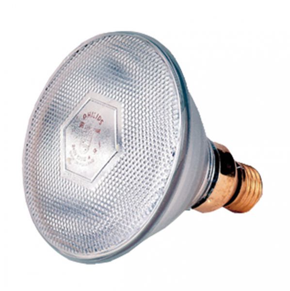 Energy saving Infrared bulb - white light (175 Watt)