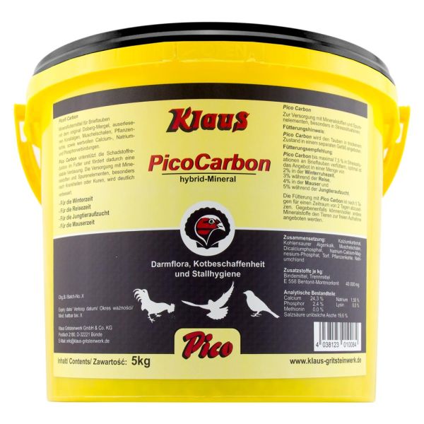 PicoCarbon® – Mineralstoffmischung für Brieftauben 5 Kg