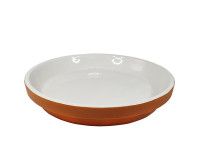 Futternapf aus Ton, innen glasiert - 20 cm
