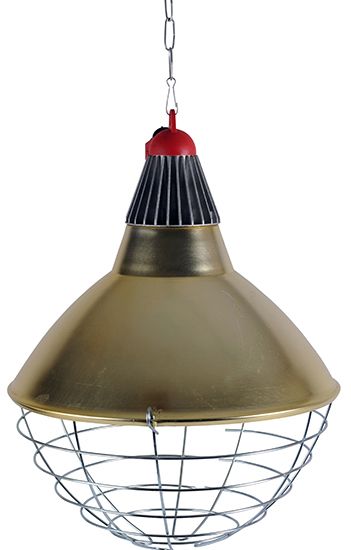 Schutzkorb Ø 30 cm (Sparschaltung) mit Infrarotlampe klar 150 W