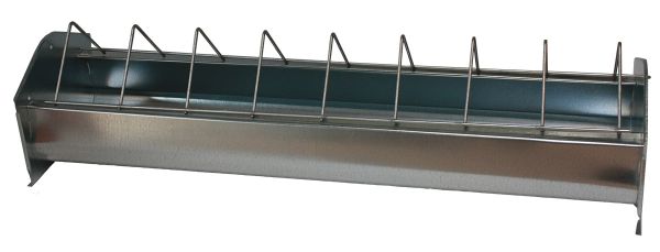 Futtertrog für Hühner verzinkt (75x18cm)