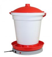 2-teiliges Set Tränkeneimer und Tränkenwärmer (Thermostat) 2-teiliges Set Tränkeneimer und Tränkenwärmer (Thermostat)