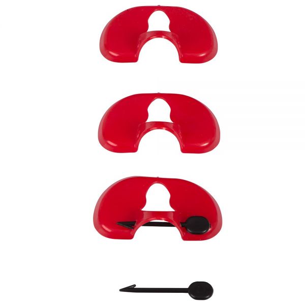 Chicken glasses large closed with pin (25 pieces)