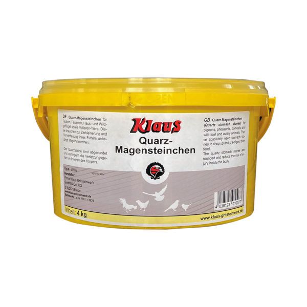 Quarz Magensteinchen für Geflügel und Tauben (4000g)