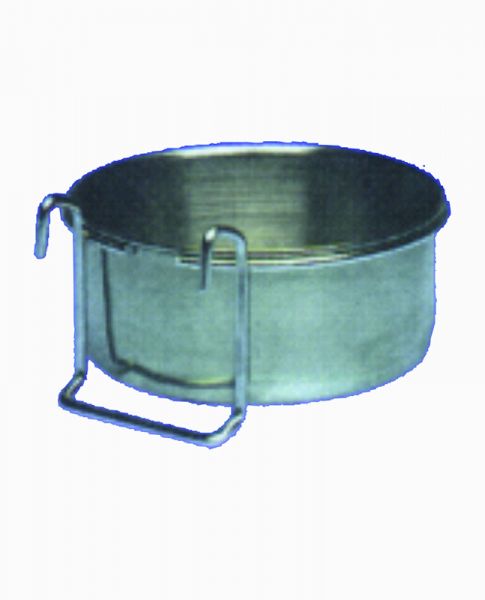 Edelstahlnapf mit Hängegestell (0,6l) - Bild 1