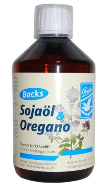 Sojaöl + Oregano (500 ml)