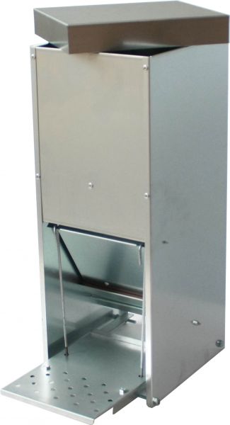 Automatic treadle feeder 15 L - galvanized