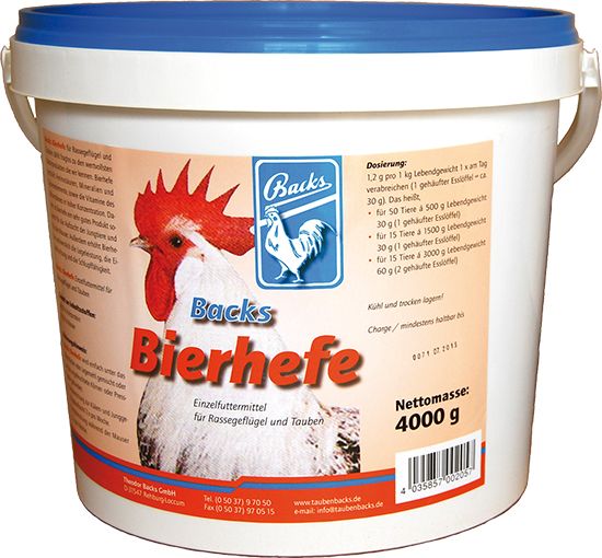 Backs Bierhefe - 4KG