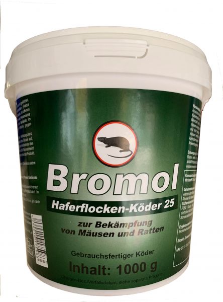Bromol-Haferflocken-Köder 25 1000g Dose