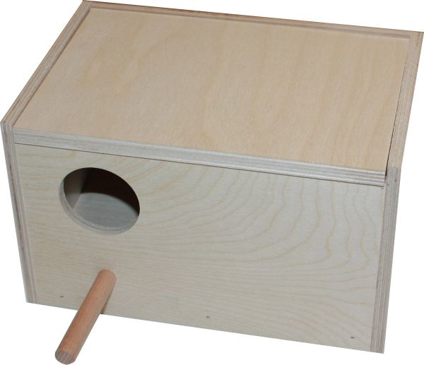 Nest box for budgies - 25 x 14 x 14 cm