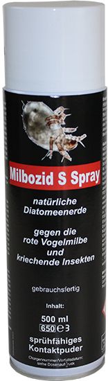 Milbozid S Spray - Kieselgur (500ml)