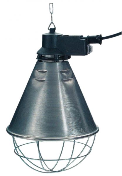 Schutzkorb Ø 21 cm (Sparschaltung) mit Infrarot Sparlampe 175 W