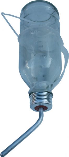Kaninchentränke / Nagertränke aus Glas - 500ml