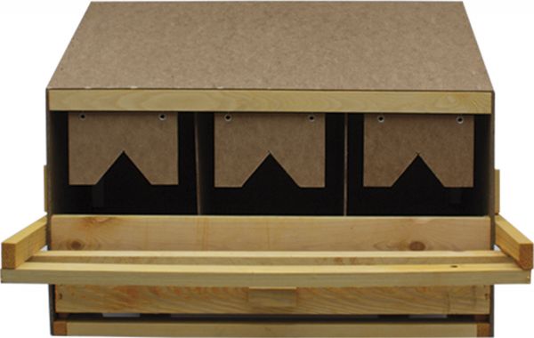 Laying nest small 3 departments ROOF - for small to medium chicken
