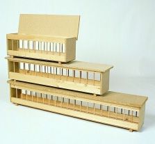 Futtertrog für Tauben - 125 x 13 x 17 cm - Bild 1