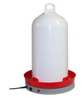 2-piece set double cylinder drinker (12 l) and drinker warmer
