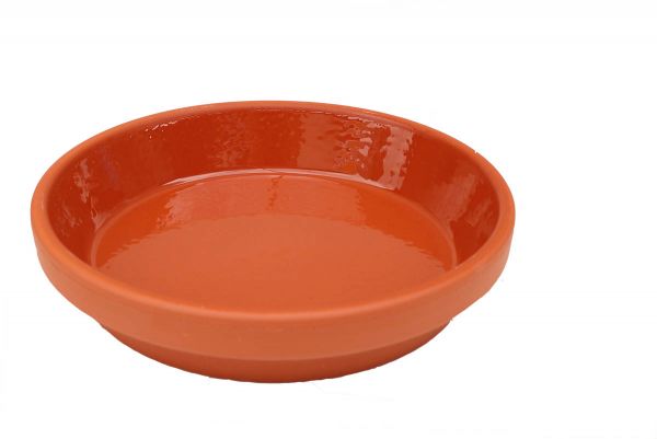 Food Bowl made of clay, glazed inside - 10 cm