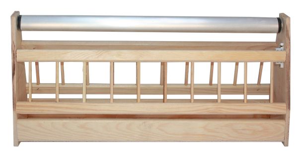 Trough for pigeons with roll - 50 x 13 x 24 cm