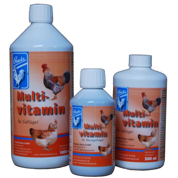 Multivitamin für Geflügel 250 ml (Backs)