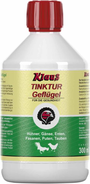 Klaus Tinktur für Geflügel (300ml)