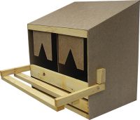 Laying nest big 2 departments ROOF- for large chicken Laying nest big 2 departments ROOF- for large chicken