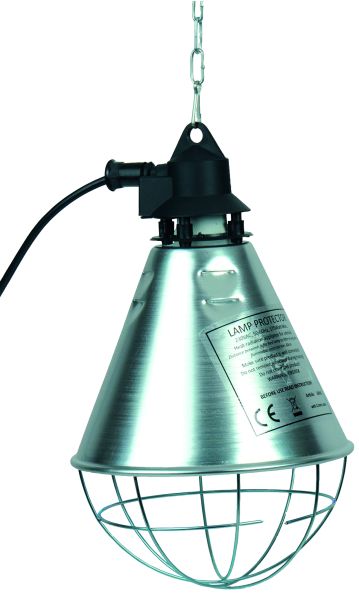 Schutzkorb Ø 21 cm mit Infrarot Sparlampe klar 100 W