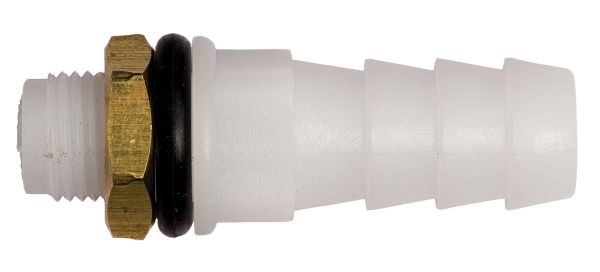 Hose connection for 9 mm hose