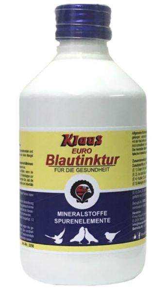 Klaus Euro-Blautinktur für Tauben (300ml)