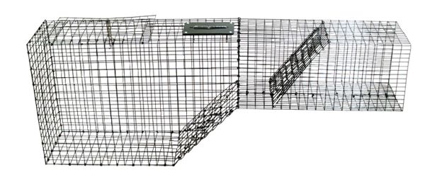 Trap for young foxes (110 x 41 x 22 cm)