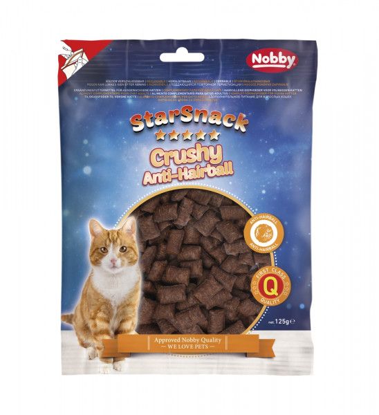 StarSnack Crushy Anti-Hairball Tüte, 125 g