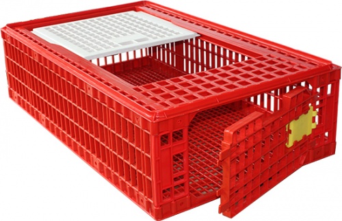 Transportkiste Transportkorb Geflügel Zwerghühner Kunststoff 96x56,5x27 cm